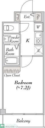 BluRock秋葉原の物件間取画像